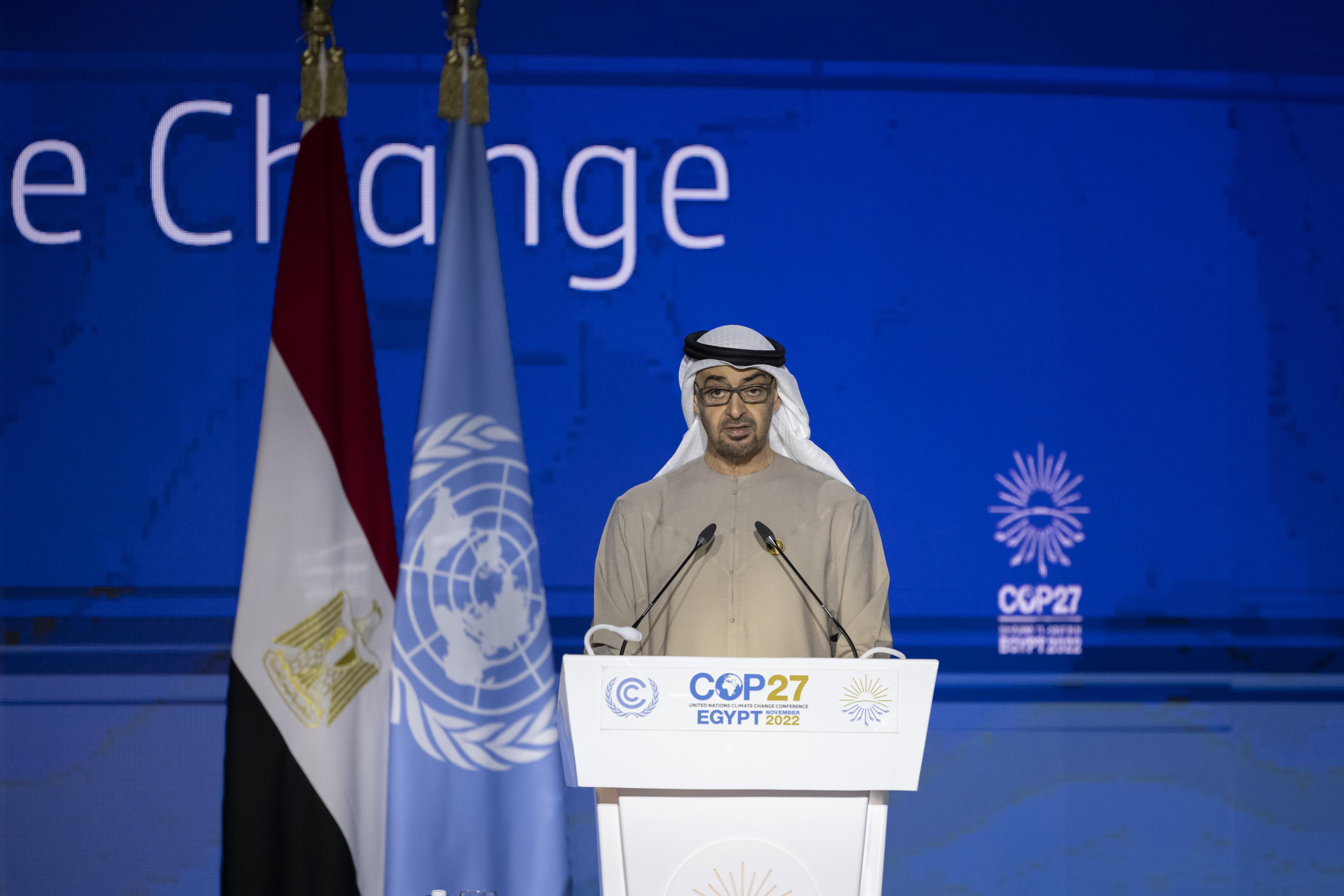 رئيس الدولة يترأس وفد الإمارات إلى مؤتمر الأطراف 